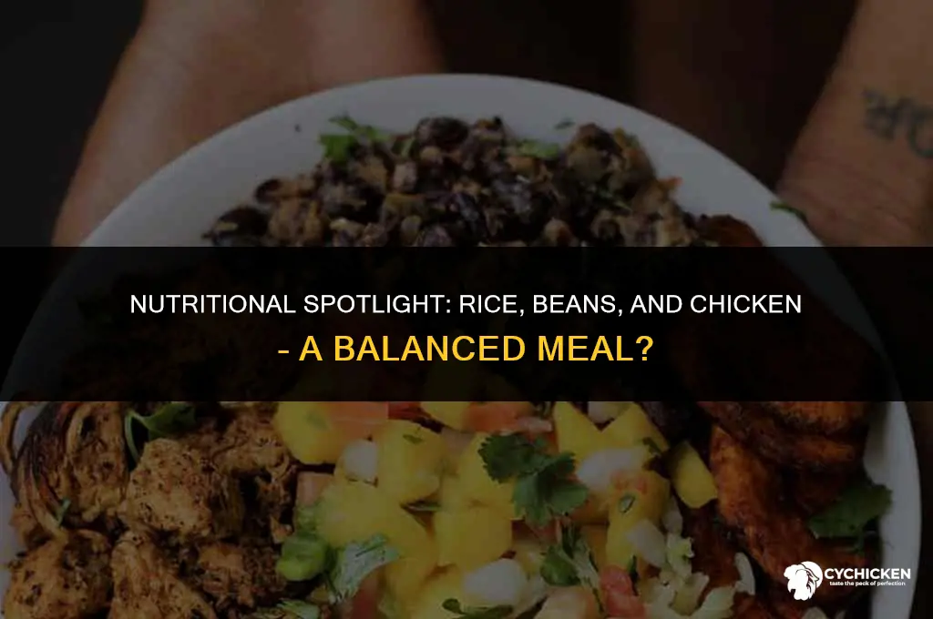 is rice beans and chicken healthy