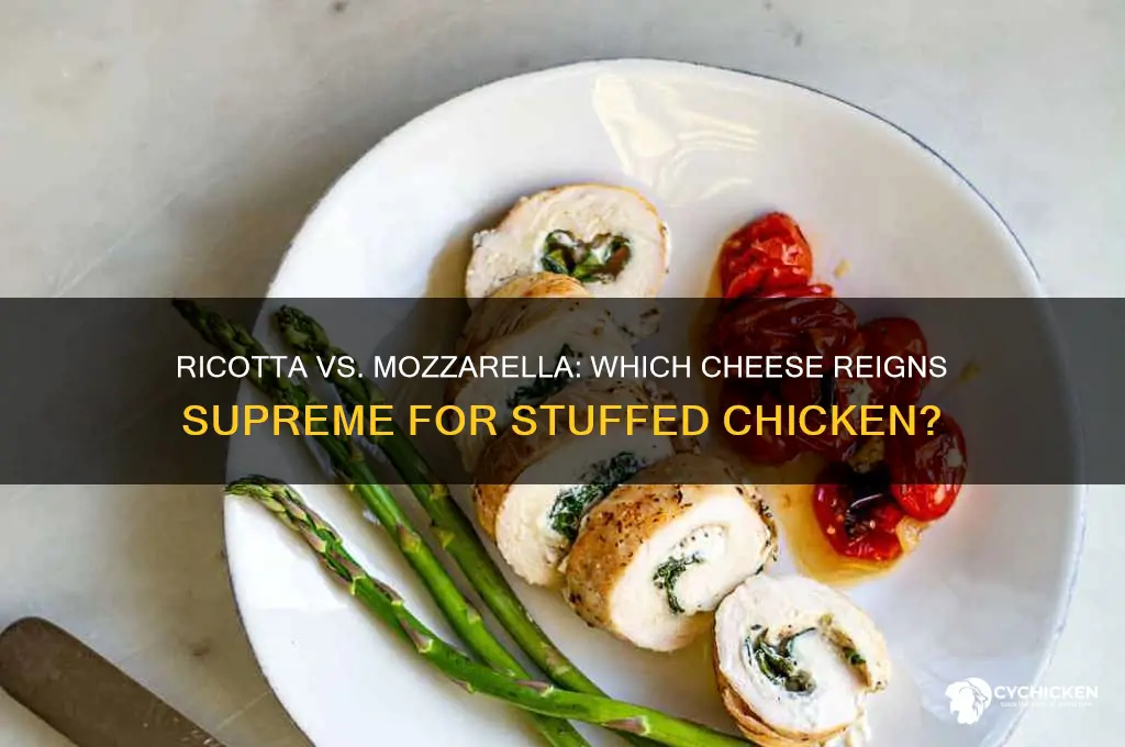 is ricotta or mozzarella better for stuff chicken