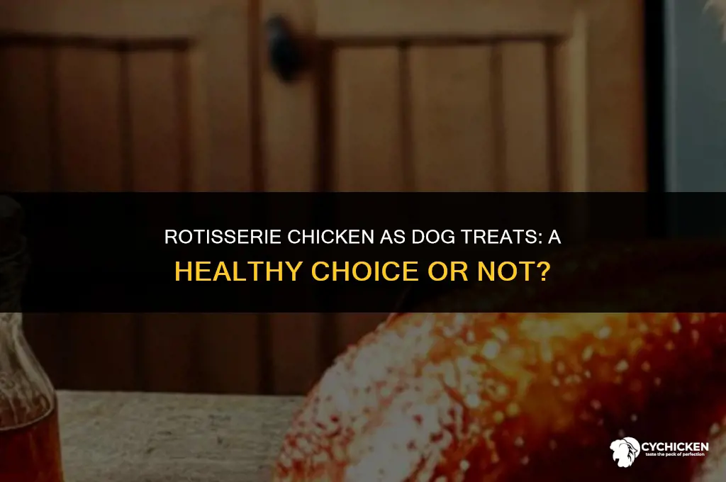 is rotisserie chicken healthy for dog treats