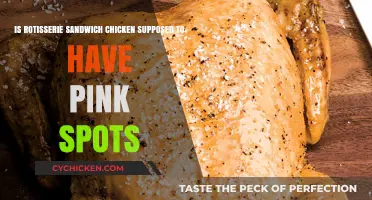 Rotisserie Sandwich Chicken: Are Pink Spots Safe or a Concern?