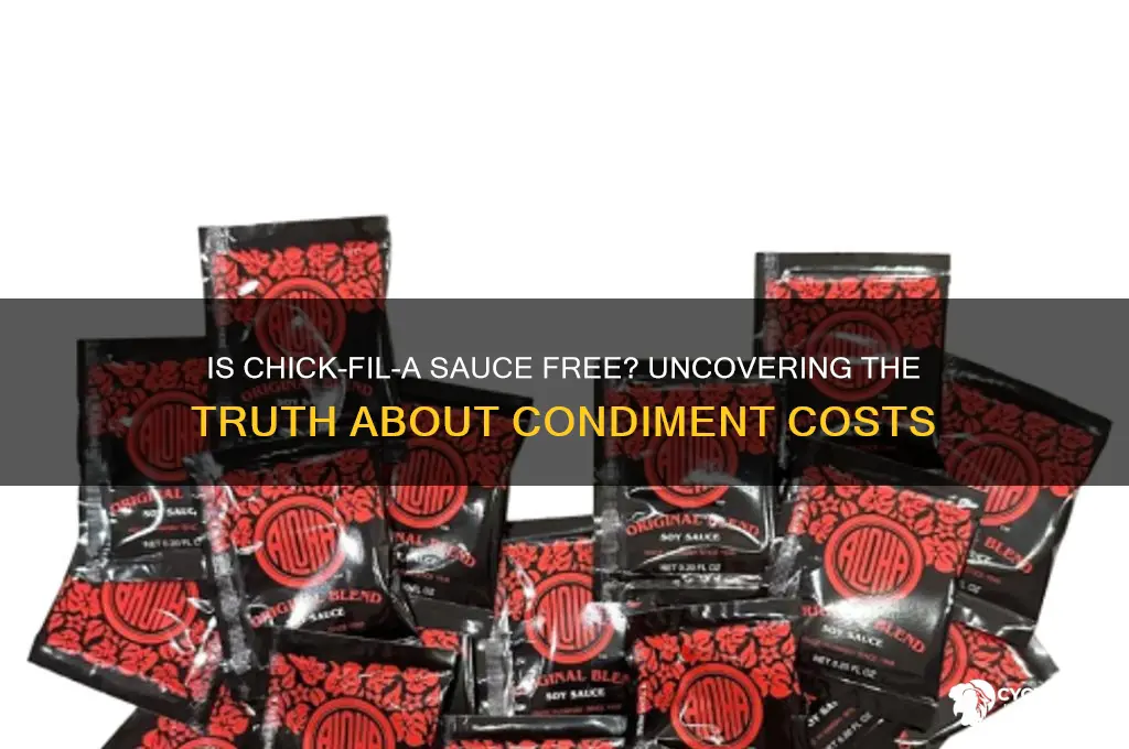 is sauce free at chick fil a