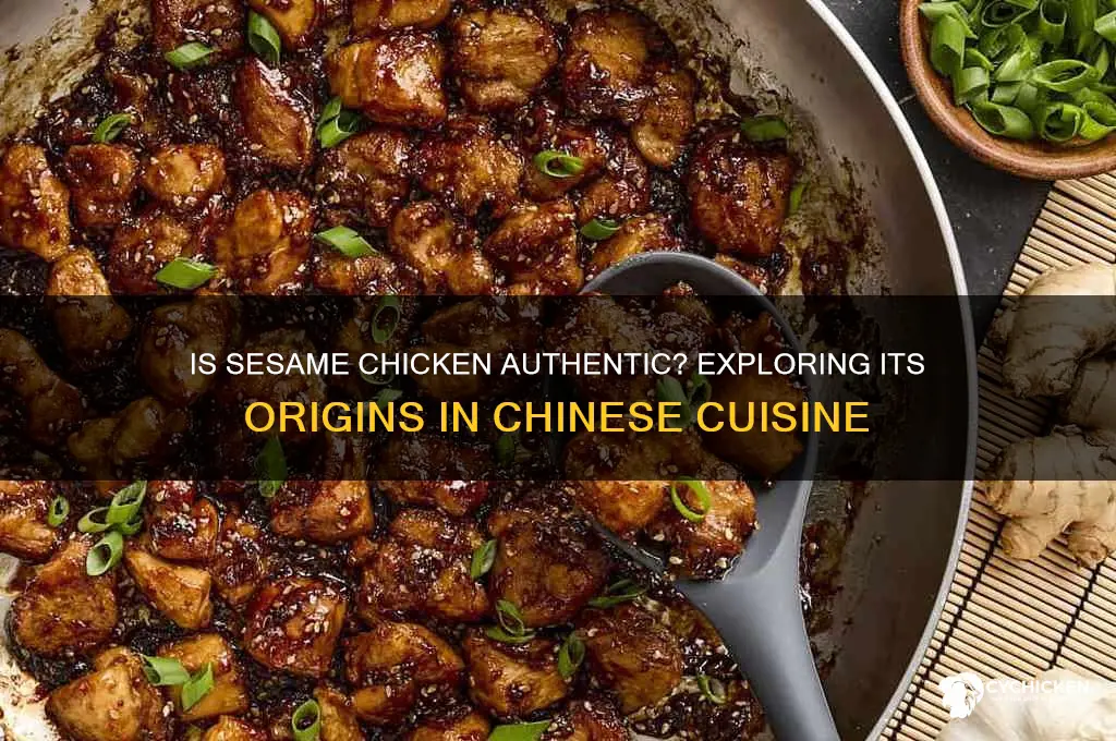 is sesame chicken a real dish in china