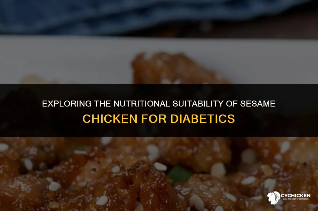 is sesame chicken healthy for a diabetic
