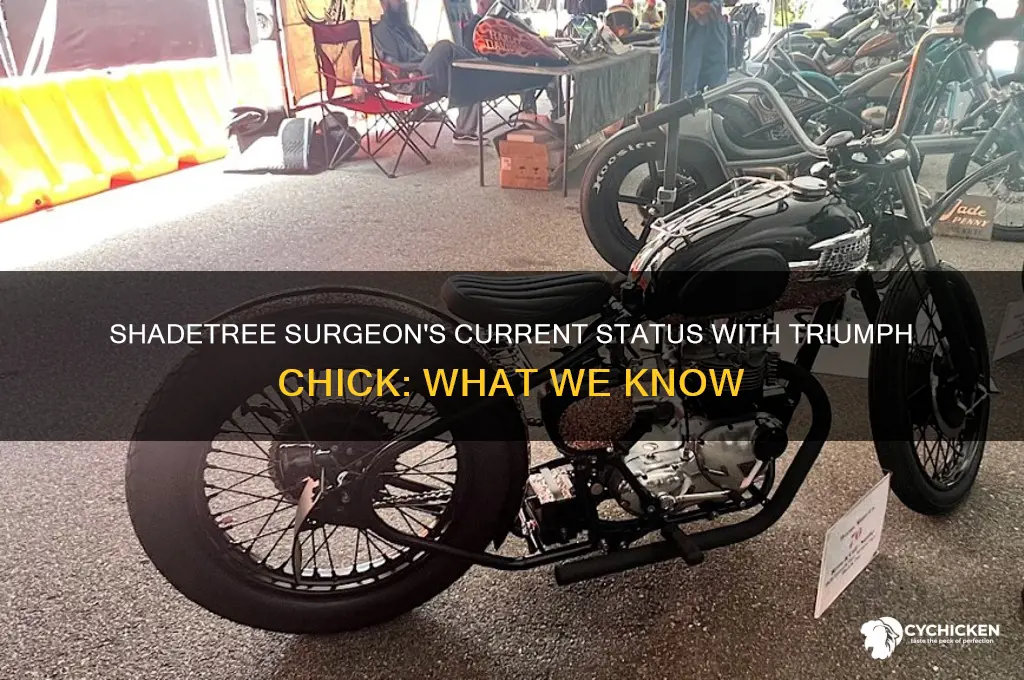 is shadetree surgeon still with triumph chick