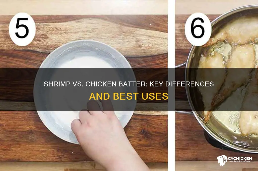 is shrimp batter different than chicken batter