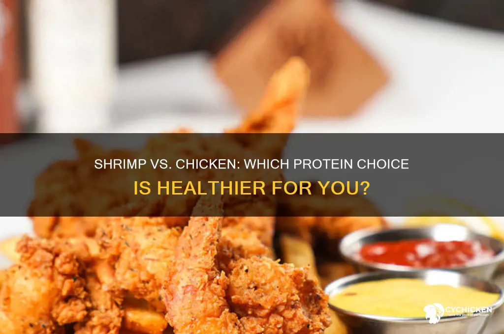 is shrimp better for you than chicken
