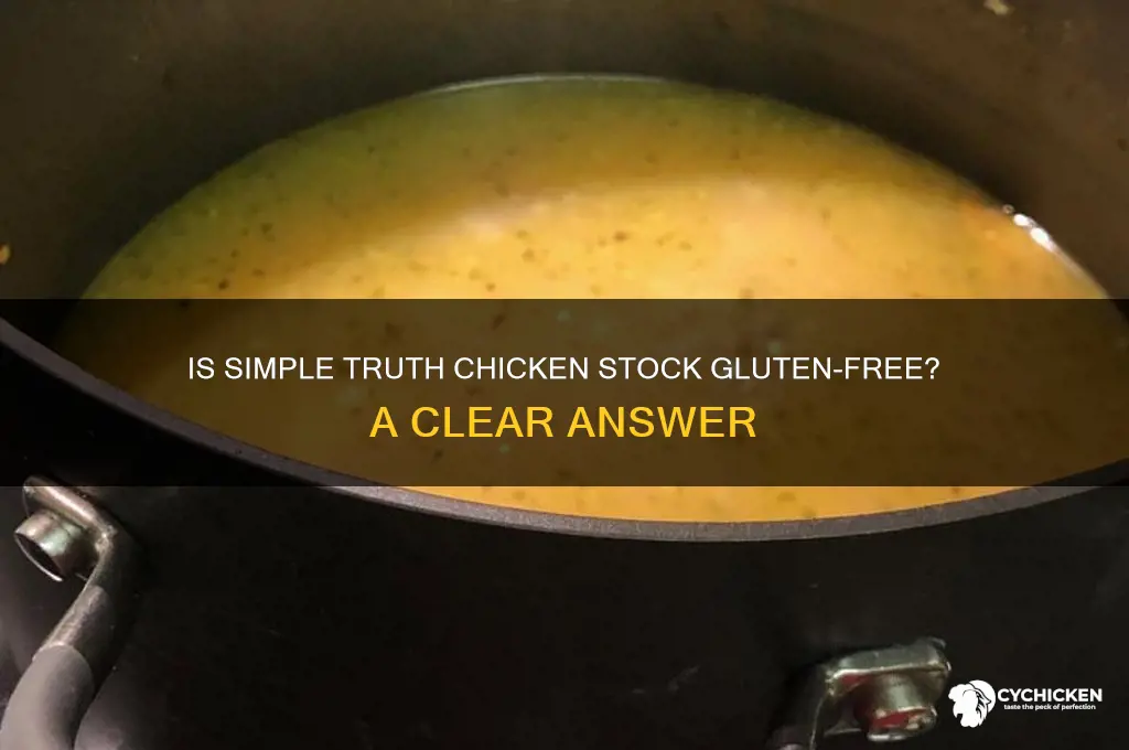 is simple truth chicken stock gluten free