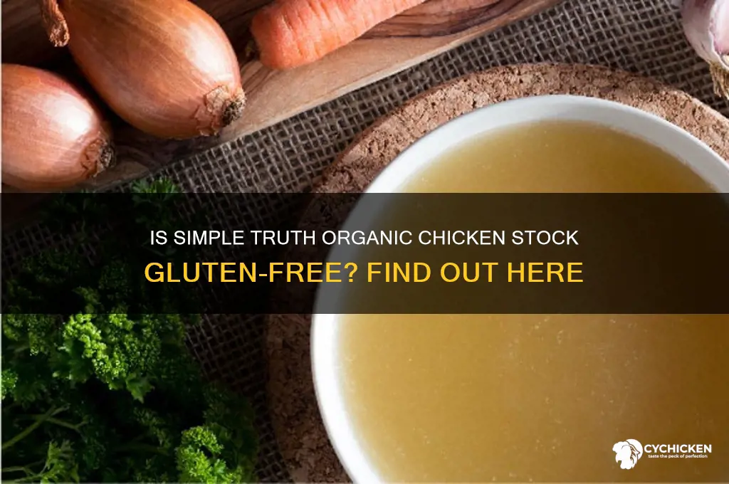 is simple truth organic chicken stock gluten free