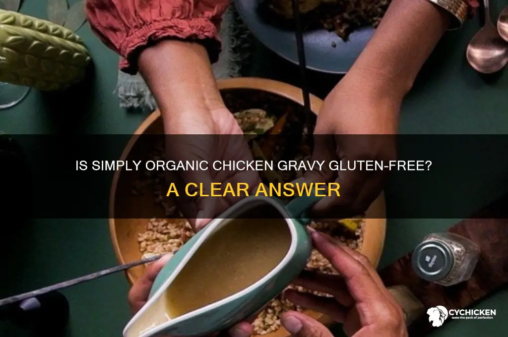 is simply organic chicken gravy gluten free