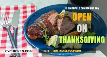 Is Smithfield Chicken and BBQ Open on Thanksgiving Day?
