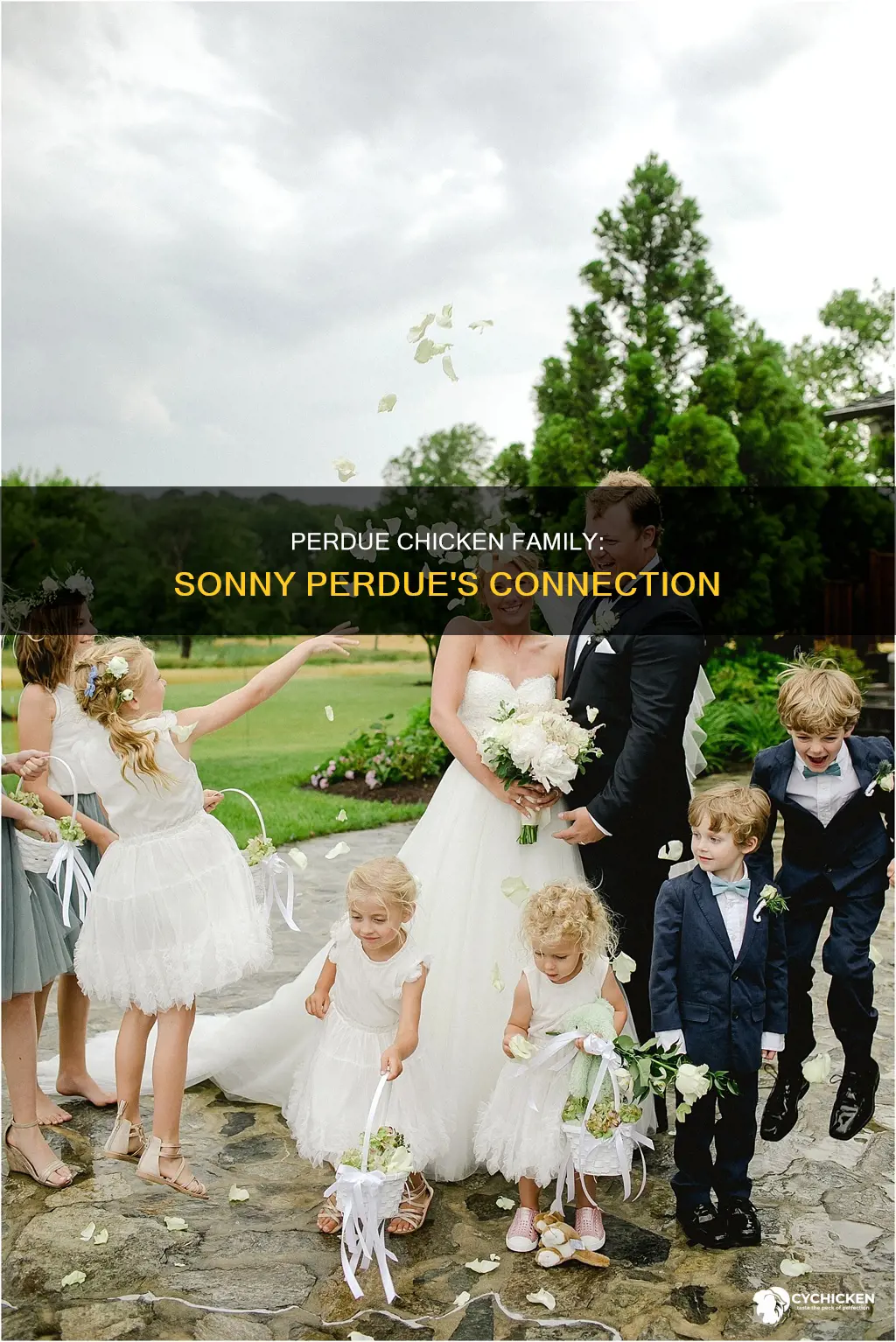 is sonny perdue related to the perdue chicken family