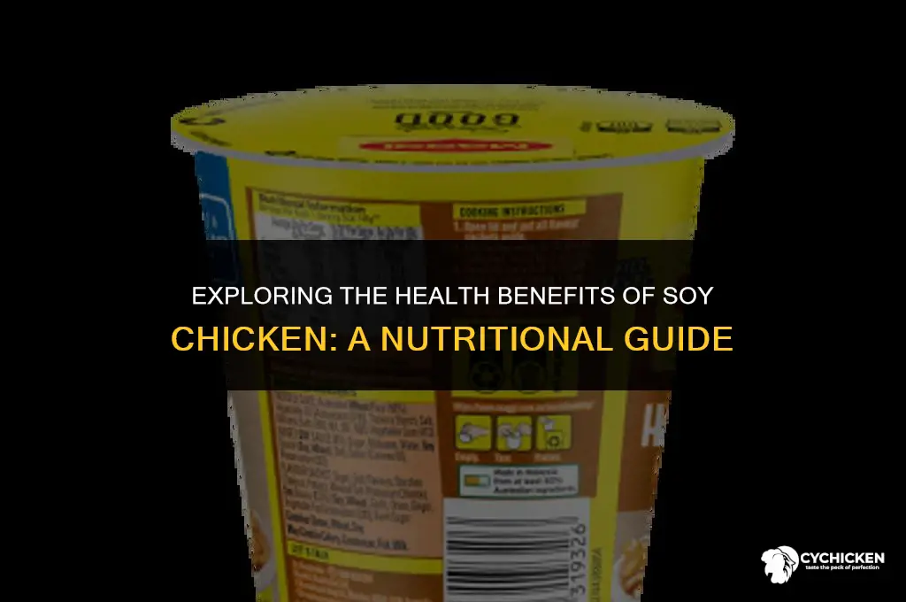 is soy chicken healthy