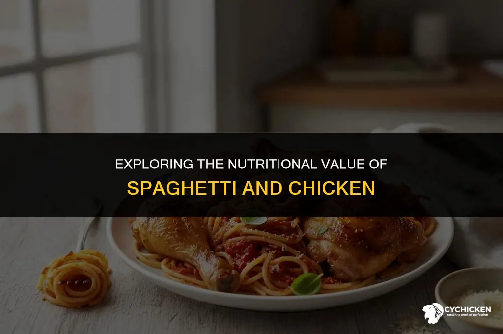 is spaghetti and chicken healthy