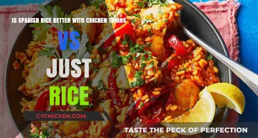 Chicken Thighs vs. Plain Rice: Which Elevates Spanish Rice Best?