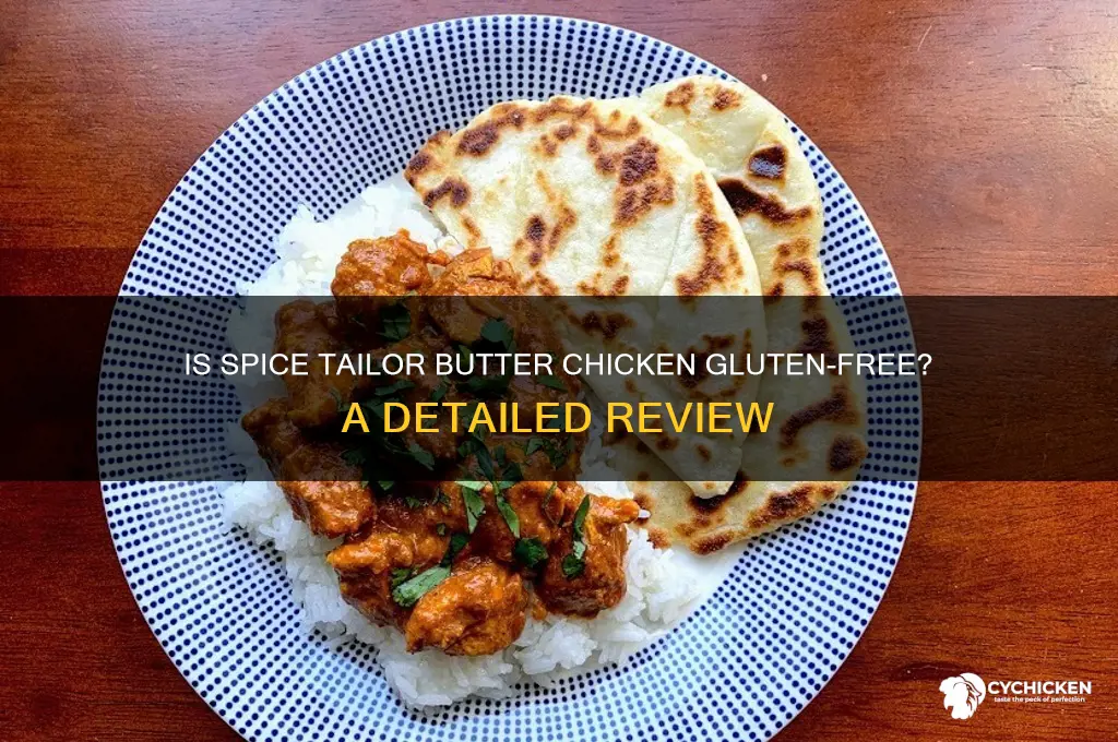 is spice tailor butter chicken gluten free