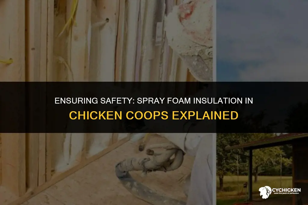 is spray foam safe in chicken coop