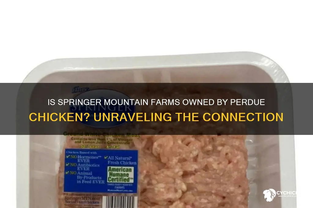 is springer mountain farms part of perdue chicken
