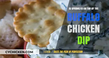 Crunchy Toppings for Buffalo Chicken Dip