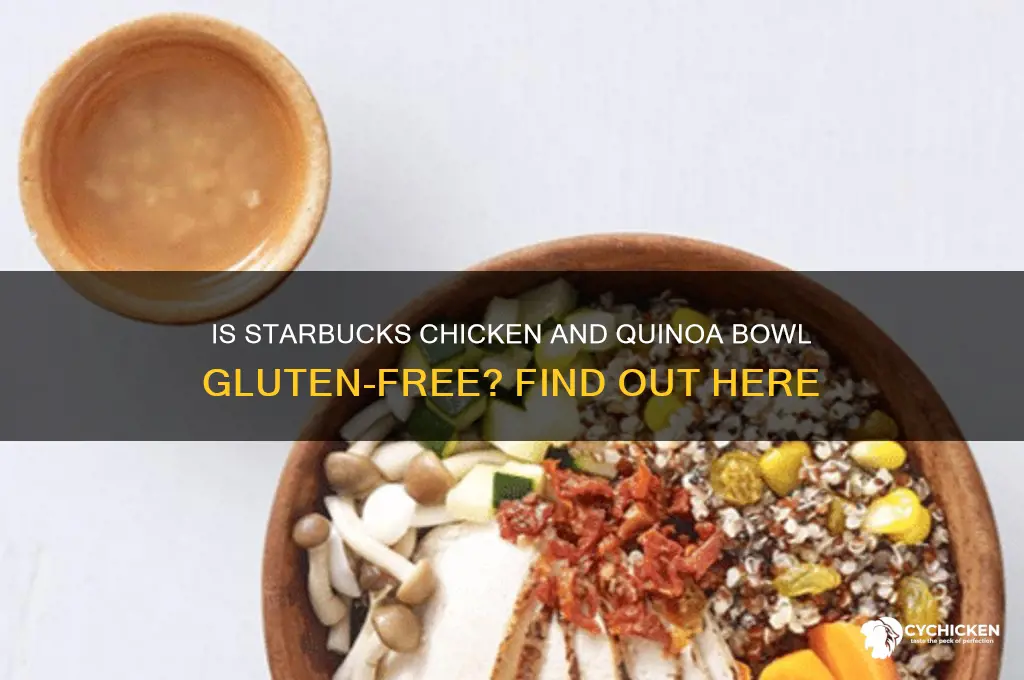 is starbucks chicken and quinoa gluten free