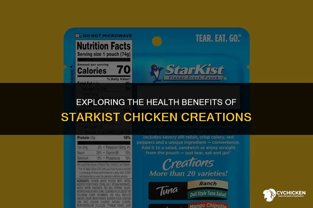 is starkist chicken creations healthy