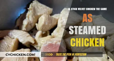 Stick Velvet Chicken: A Steamed Chicken Variant?