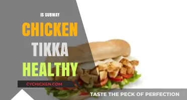 Exploring the Nutritional Value of Subway's Chicken Tikka Sandwich