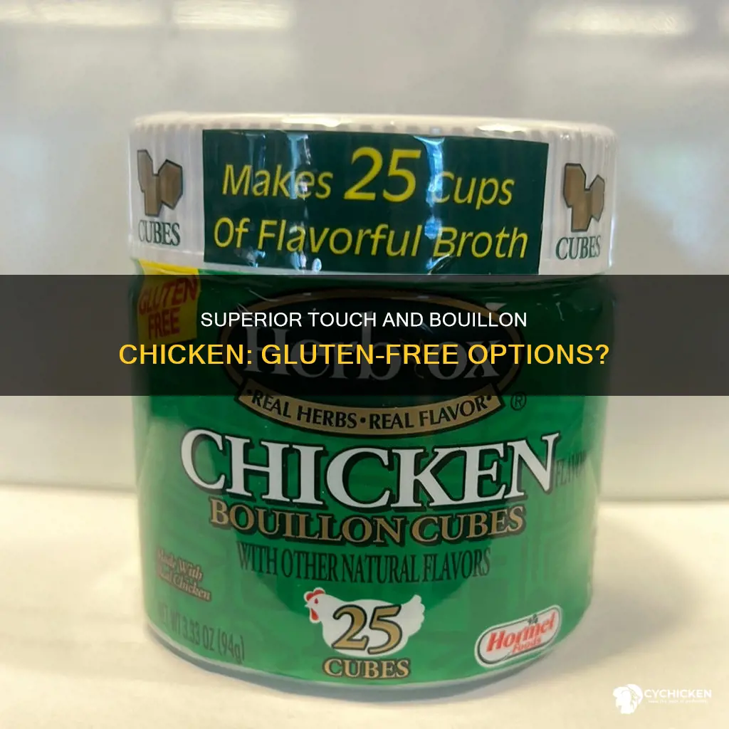 is superior touch better than bouillon chicken base gluten free