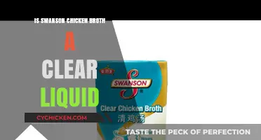 Clarifying Swanson Chicken Broth: A Transparent Liquid?