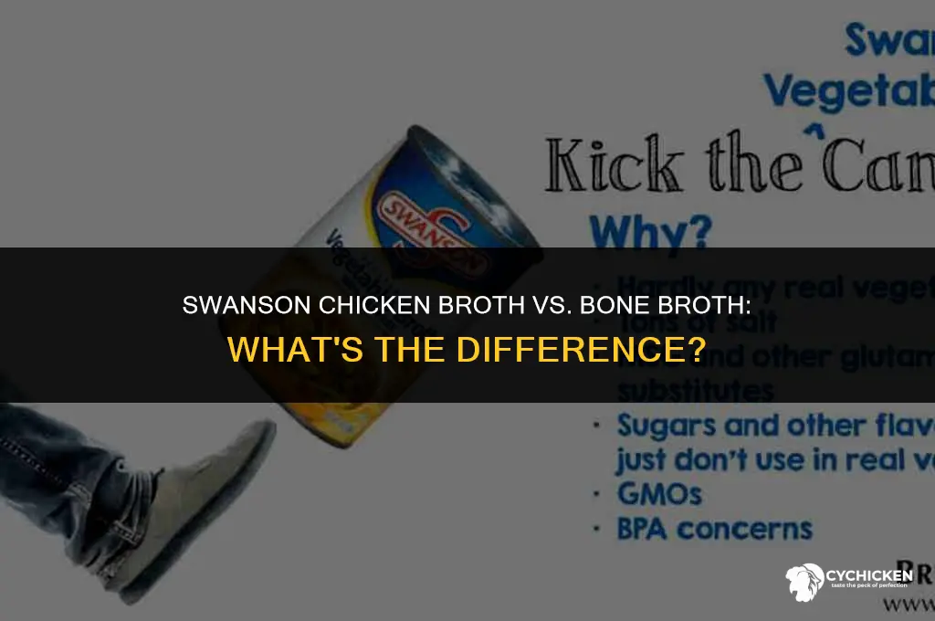 is swanson chicken broth bone broth