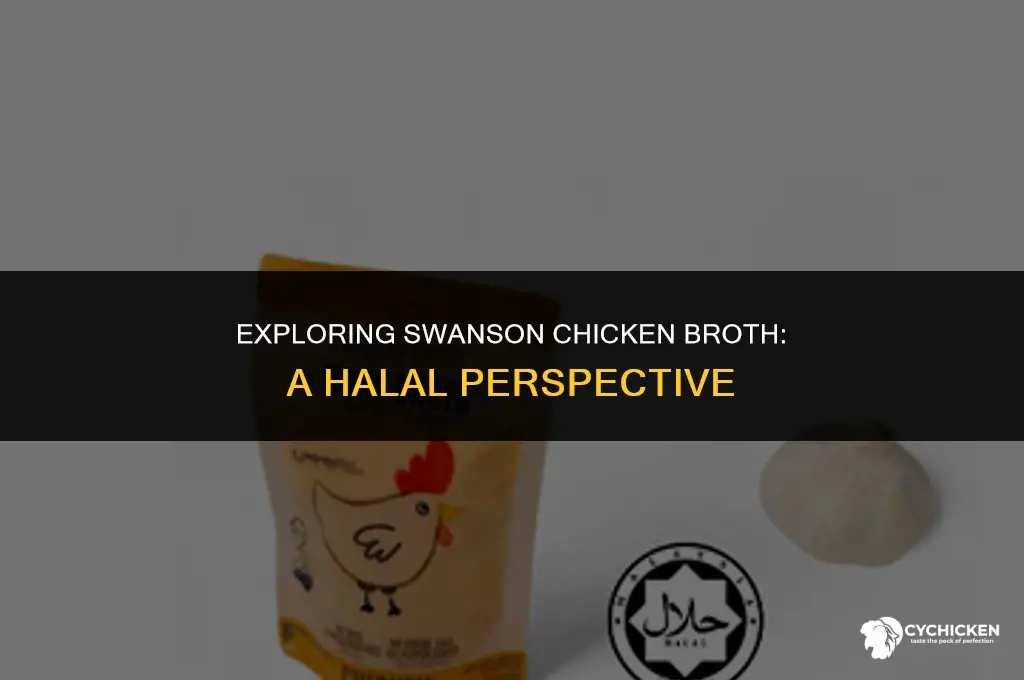 is swanson chicken broth halal