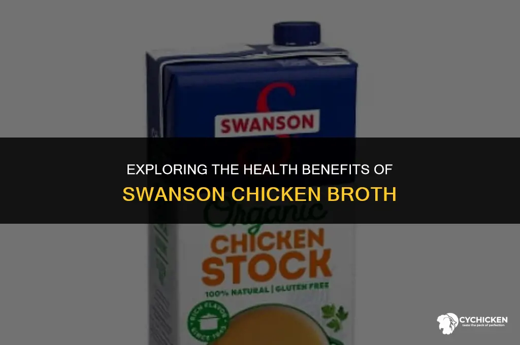 is swanson chicken broth healthy