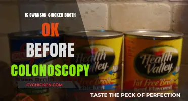 Swanson Chicken Broth: A Safe Choice Before Your Colonoscopy?