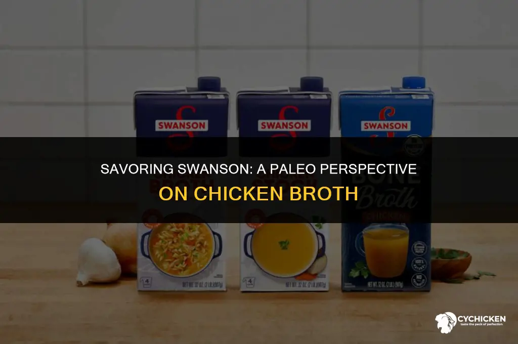is swanson chicken broth paleo