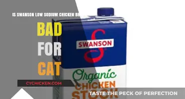 Is Swanson Low Sodium Chicken Broth Safe for Cats?
