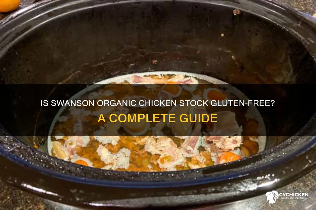 is swanson organic chicken stock gluten free