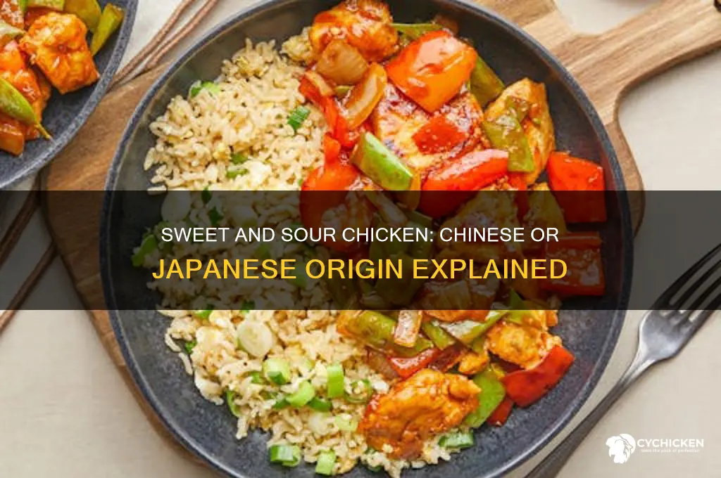 is sweet and sour chicken chinese or japanese