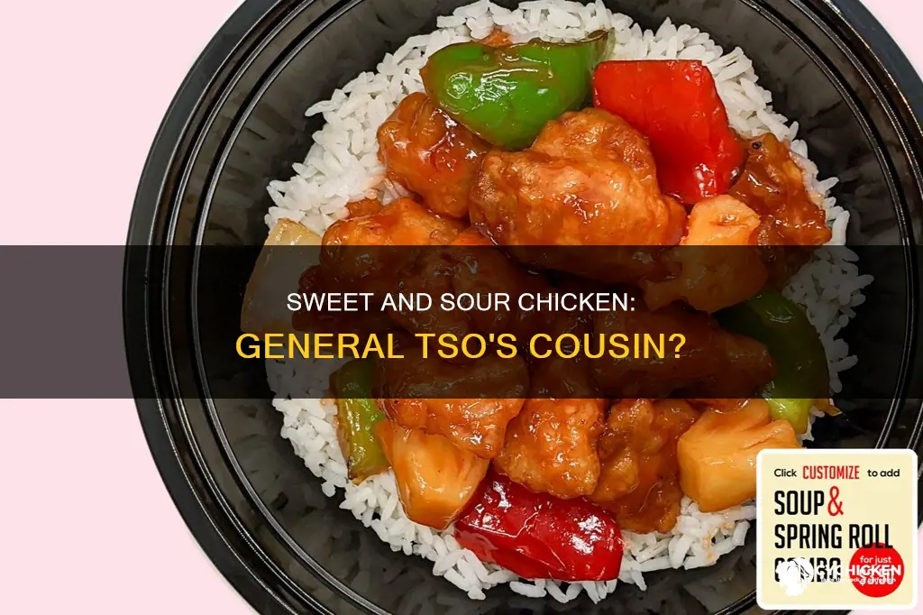 is sweet and sour chicken the same as general tso