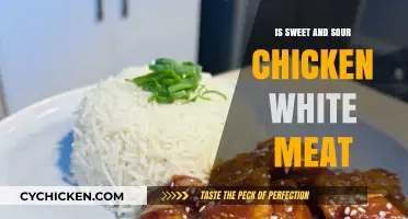 Is Sweet and Sour Chicken Made with White Meat?