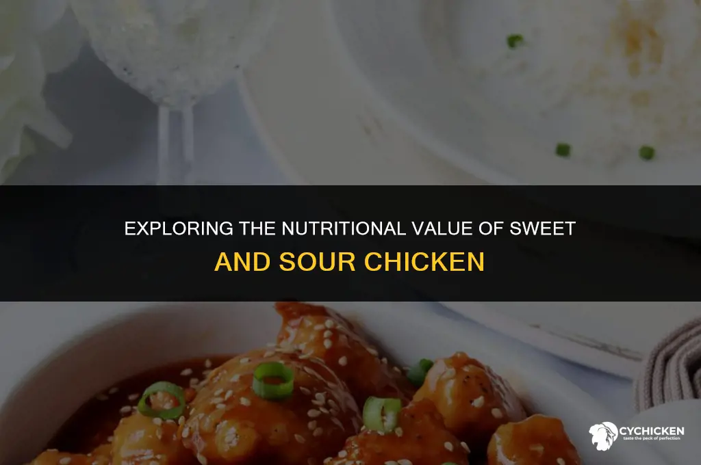 is sweet n sour chicken healthy