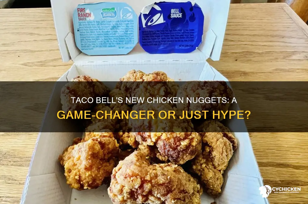 is taco bell release chicken nuggets