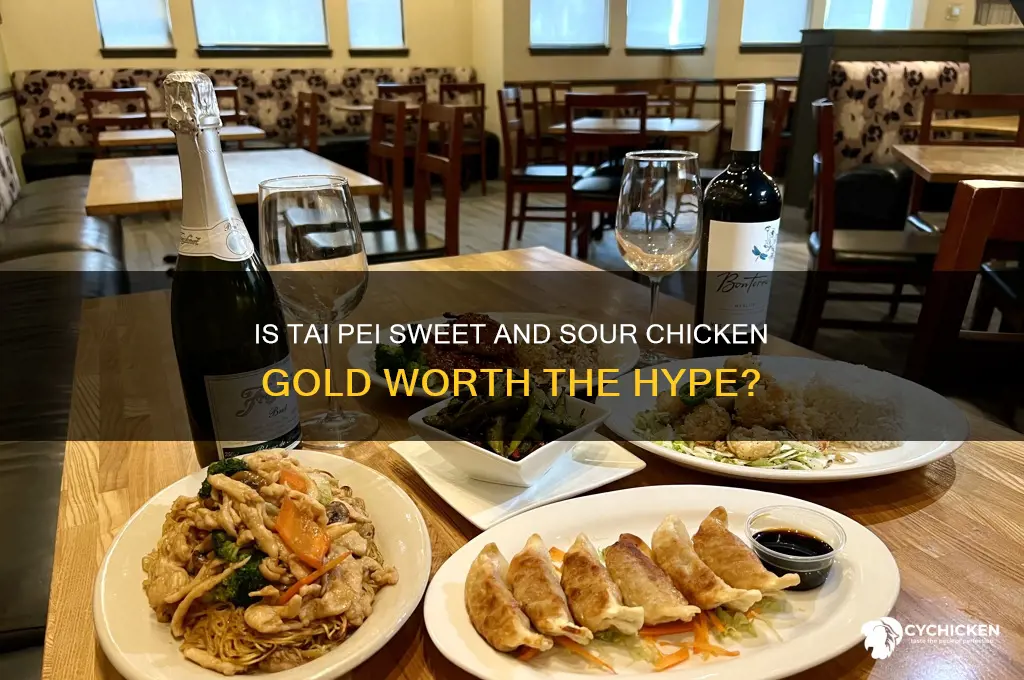 is tai pei sweet and sour chicken gold