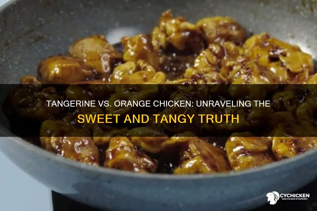 is tangerine chicken the same as orange chicken