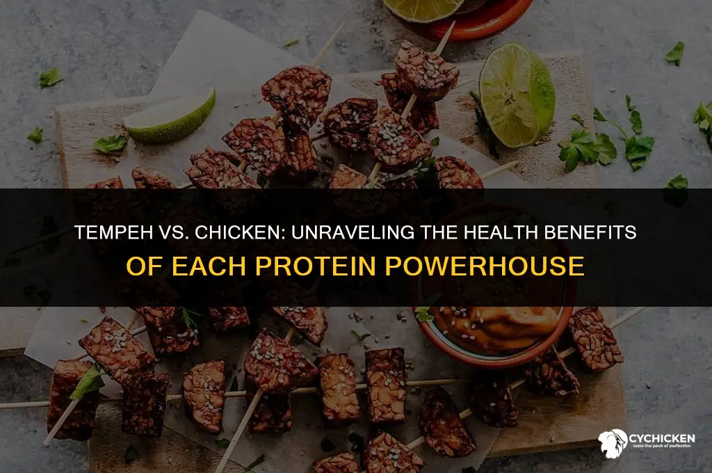 is tempeh healthier than chicken