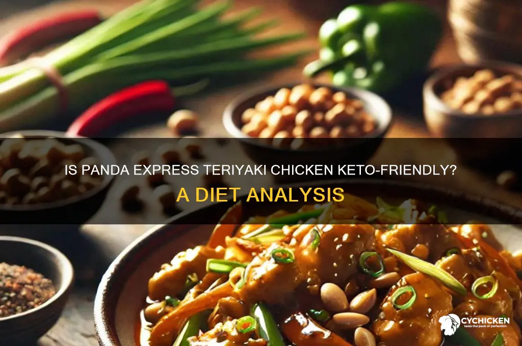is teriyaki chicken from panda express keto friendly