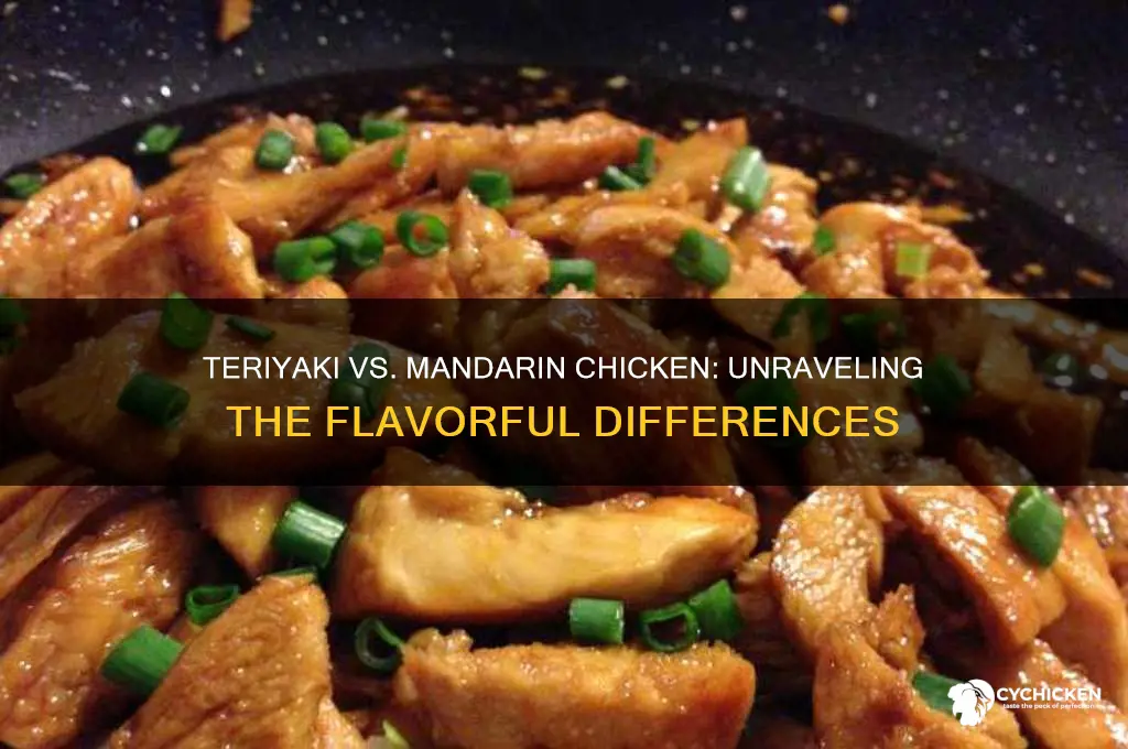 is teriyaki chicken the same as mandarin chicken