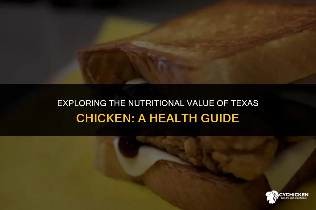 is texas chicken healthy
