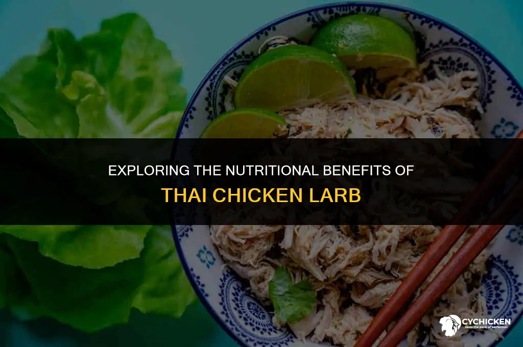 is thai chicken larb healthy