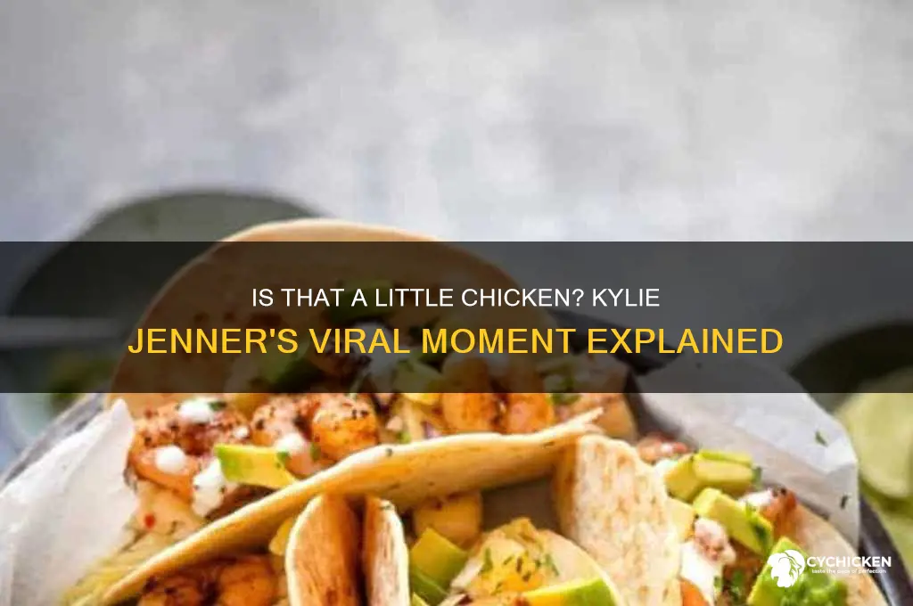 is that a little chicken kylie jenner