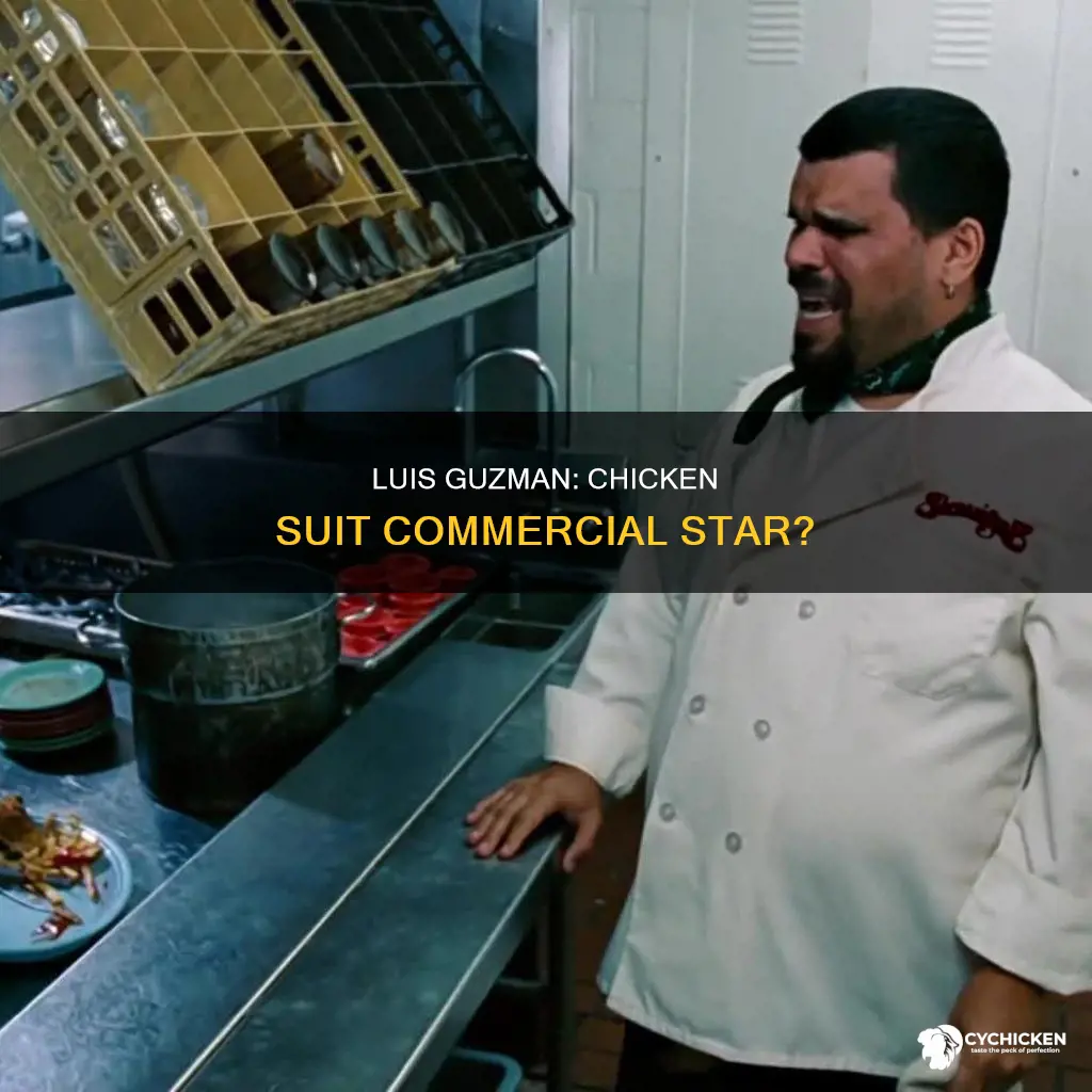 is that actor luis guzman in a chicken suit commercial