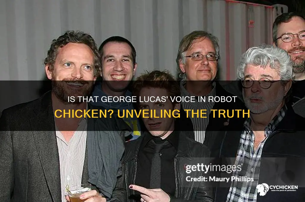 is that george lucas voice in robot chicken